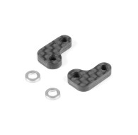 X1 CARBON SIDE BRACE ARM FOR 1-PIECE CHASSIS (2) - XRAY - 376337