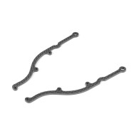 X1 CARBON SIDE BRACE FOR 1-PIECE CHASSIS (2) - XRAY - 376336