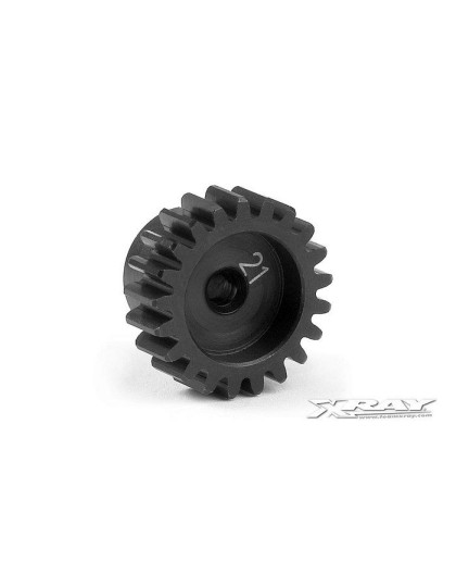 STEEL PINION GEAR 21T / 48 - 385621 - XRAY