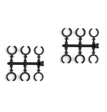 COMPOSITE SHOCK ADJUSTABLE CLIPS (2) - 388111 - XRAY