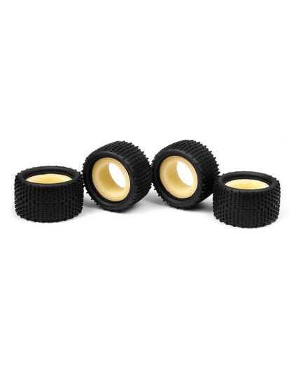 Pneus micro MT Thrax + Inserts (4) - XRAY - 389620