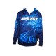 XRAY SWEATER HOODED - HD GRAPHICS - BLUE (XXXL) - XRAY - 395602XXXL