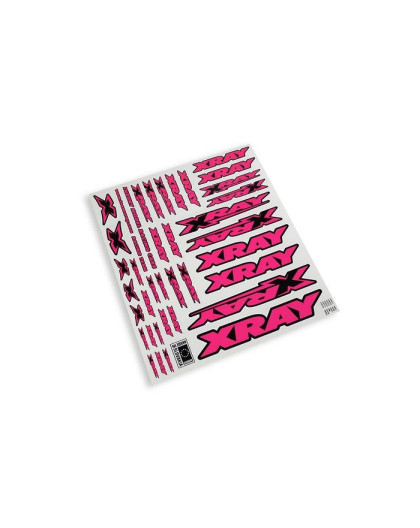 Autocollants carrosserie XRAY Rouge - XRAY - 397314