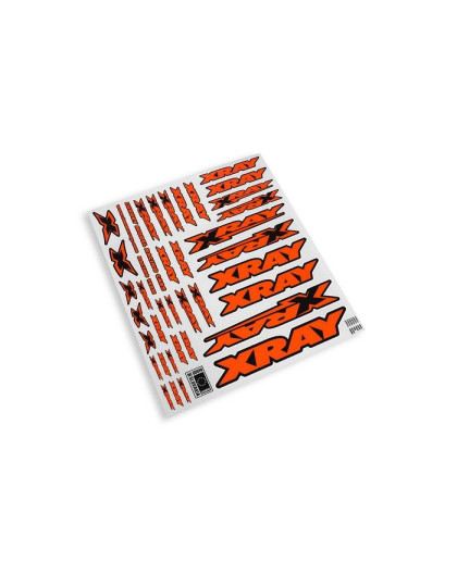XRAY STICKER FOR BODY - NEON ORANGE - 397316 - XRAY