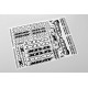 XRAY XB8 STICKER FOR BODY - WHITE - 397359 - XRAY