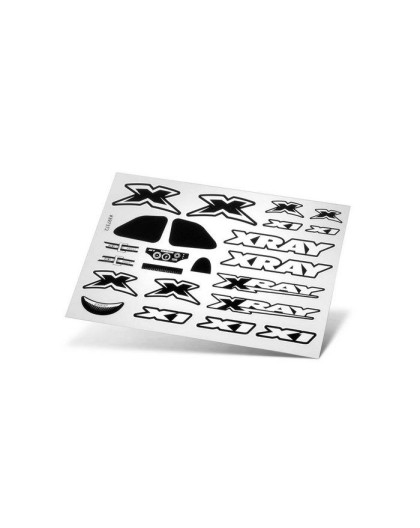 XRAY X1 STICKER FOR BODY - WHITE - 397372 - XRAY
