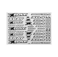 XRAY XB4 STICKER FOR BODY - WHITE - 397380 - XRAY