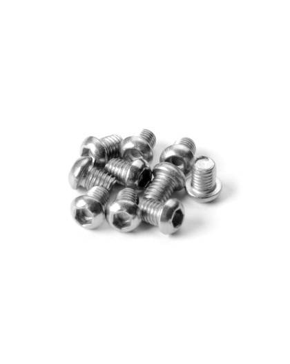 HEX SCREW SH M3x4 SMALL HEAD - STAINLESS (10) - 902303 - XRAY
