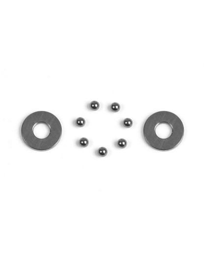 Roulements carbure axial 2.8x6.5x0.8 - XRAY - 930128