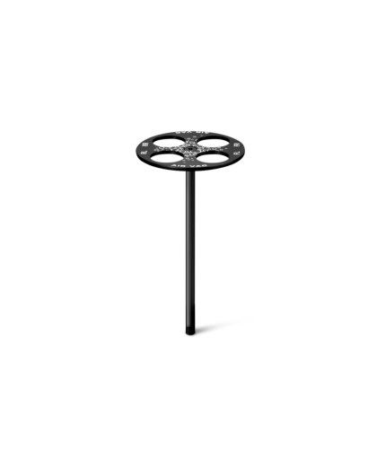 VACUUM PUMP POST & SHOCK HOLDER - 1/8 OFF-ROAD - 104062 - HUDY