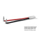 Cable avec connecteur lipo - HUDY - 104570