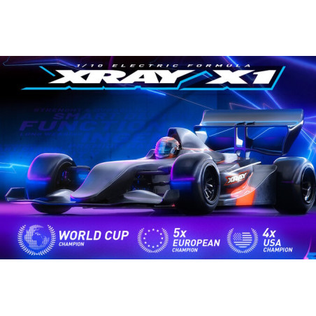 Kit Xray X1 Formule 1 1/10 Alu - 2027 - XRAY - 370710