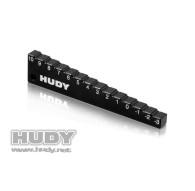 CHASSIS DROOP GAUGE -3 TO 10 MM FOR 1/10 CARS (10 MM) - 107712 - HUDY