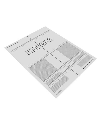 PLASTIC SET-UP BOARD DECAL FOR 1/8, 1/10 - 108210 - HUDY