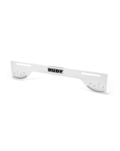Plaque supérieure banc réglage 1/8 TT - HUDY - 108840
