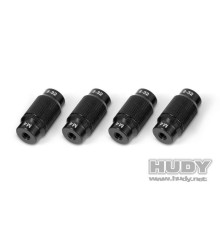 Ecrous roue banc de réglage 1/10 TT (4) - HUDY - 108960