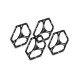 ALU SET-UP WHEEL FOR 1/10 OFF-ROAD (4) - HUDY - 108970