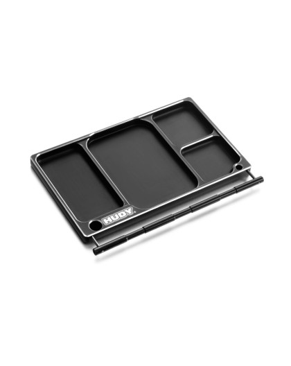 Plateau alu Hudy pour accessoires et lampe de stand - HUDY - 109880