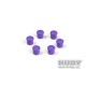 Bouchon de manche 14mm violet (6) - HUDY - 195054-V