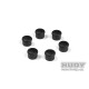 CAP FOR 18MM HANDLE - BLACK (6) - 195058-K - HUDY