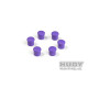 Bouchon de manche 14mm violet (6) - HUDY - 195054-V