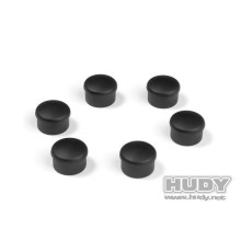 Bouchon de manche 22mm noir (6) - HUDY - 195062-K