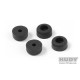BLACK RUBBER FEET (4) - 203111 - HUDY