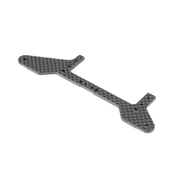 X1 Carbon Rear Pod Lower Plate - Front - XRAY - 371168