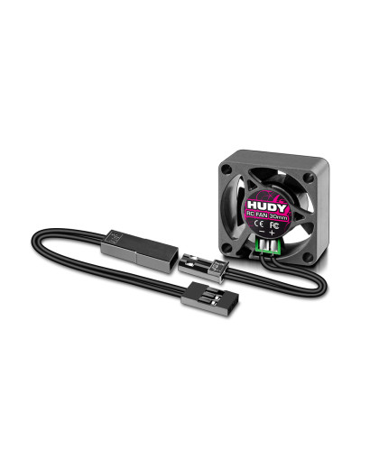HUDY BRUSHLESS RC FAN 30MM - EXTERNAL SOLDERING TABS - HUDY - 293110