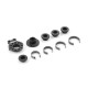 HUDY ALU FIXED SERVO SAVER 1/12 - SET - HUDY - 293350