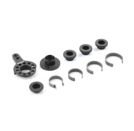 HUDY ALU FIXED SERVO SAVER 1/10 TC & FWD - SET - HUDY - 293352