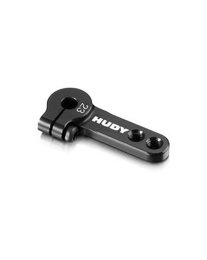 Palonnier de direction alu 2 trous avec vis 23T - HUDY - 293404