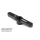 ALU THROTTLE SERVO HORN - KO PROPO, SANWA - 2-HOLE - 23T - 293504 - H