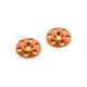 HUDY ALU REAR WING SHIM - ORANGE (2) - 293561-O - HUDY
