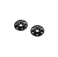 HUDY ALU REAR WING SHIM - BLACK (2) - HUDY - 293561-K