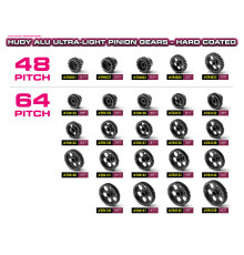 Pignon alu 29 dts 64 dp - HUDY - 294129