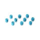 Ecrous alu 3mm Bleu (10) - HUDY - 296530-B
