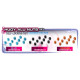 Ecrous alu 3mm Orange (10) - HUDY - 296530-O