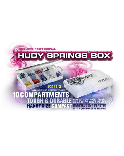 Boite de rangement 10 compart. - Petite - HUDY - 298013