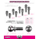 Rotule titane fileté D4.9mm L6mm - 2mm Hex (2) - HUDY - 990006