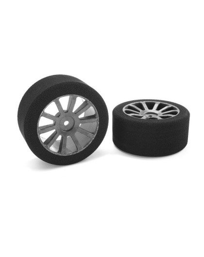 Pneus mousses 1/10 - 35 shore - 30mm AR - CORALLY - C-14705-35