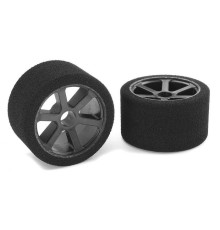 Pneus mousses 1/12 - 35 shore - AV - CORALLY - C-14720-35