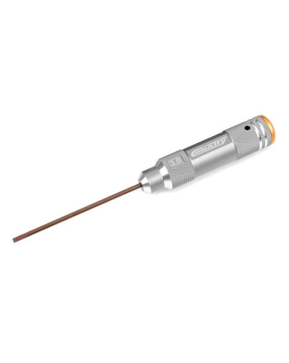 Tournevis plat 3.0 mm Alu Grip - CORALLY - C-16140