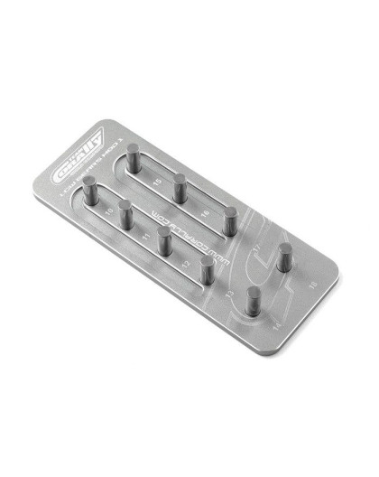 TEAM CORALLY - PINION CADDY M1.0 - 9 PINIONS - 5MM - C-16201 - CORALL