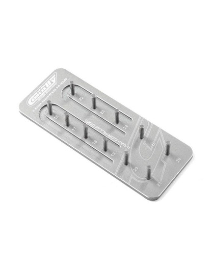 Support pignons M0.6 D3.17mm 11 pignons - CORALLY - C-16203