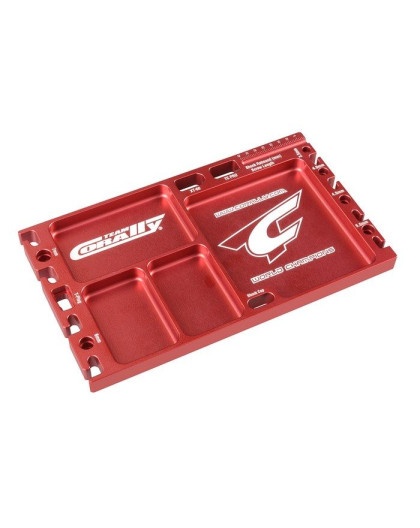 TEAM CORALLY - MULTI-PURPOSE U LTRA TRAY - CNC MACHINED ALUMI - C-163