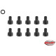 TEAM CORALLY - STEEL SCREWS M2 X 16MM - HEX SOCKET HEAD - 10 - C-3002