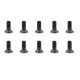 TEAM CORALLY - STEEL SCREWS M3 X 8MM - HEX FLAT HEAD - 10 PC - C-3005