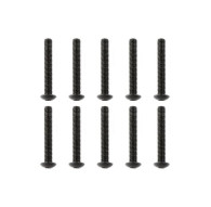 TEAM CORALLY - STEEL SCREWS M3 X 20MM - HEX BUTTON HEAD - 10 - C-3010