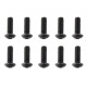 TEAM CORALLY - STEEL SCREWS M4 X 12MM - HEX BUTTON HEAD - 10 - C-3011